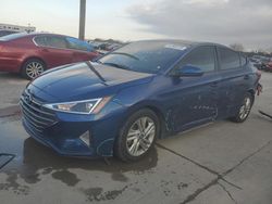 Salvage cars for sale at Grand Prairie, TX auction: 2020 Hyundai Elantra SEL