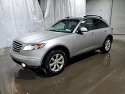 Salvage cars for sale at Albany, NY auction: 2005 Infiniti FX35