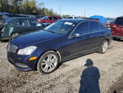 Salvage cars for sale at Riverview, FL auction: 2013 Mercedes-Benz C 250