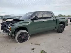 Salvage cars for sale at West Palm Beach, FL auction: 2022 Toyota Tundra Crewmax SR