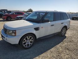 Salvage cars for sale at Antelope, CA auction: 2008 Land Rover Range Rover Sport HSE