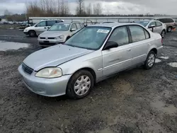 Salvage cars for sale at Arlington, WA auction: 1999 Honda Civic Base