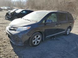 Salvage cars for sale at Marlboro, NY auction: 2019 Toyota Sienna LE