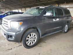 Toyota Vehiculos salvage en venta: 2014 Toyota Sequoia Platinum