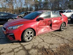 Salvage cars for sale from Copart Austell, GA: 2021 KIA Forte FE