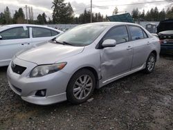 Toyota salvage cars for sale: 2009 Toyota Corolla Base