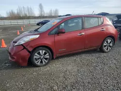 Nissan salvage cars for sale: 2013 Nissan Leaf S