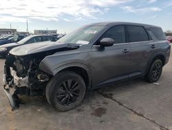 Salvage cars for sale at Grand Prairie, TX auction: 2022 Nissan Pathfinder S