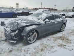 Salvage cars for sale at Chicago Heights, IL auction: 2018 Audi A5 Premium Plus S-Line