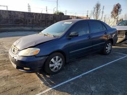 Salvage cars for sale at Wilmington, CA auction: 2004 Toyota Corolla CE