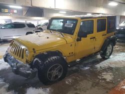 Salvage cars for sale at Indianapolis, IN auction: 2009 Jeep Wrangler Unlimited X