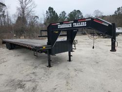 Salvage trucks for sale at Savannah, GA auction: 2022 Other 2022 Davidson 40FT Flatbed GN