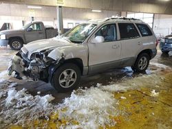 Salvage cars for sale at Indianapolis, IN auction: 2004 Hyundai Santa FE GLS