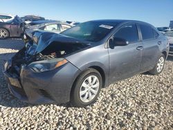 Toyota Corolla l salvage cars for sale: 2015 Toyota Corolla L