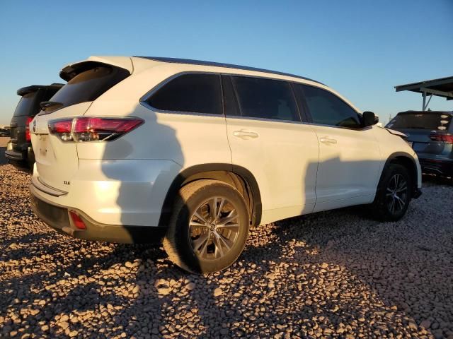 2016 Toyota Highlander XLE