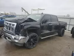 Salvage trucks for sale at Kansas City, KS auction: 2015 Chevrolet Silverado K1500 LTZ