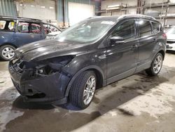 Salvage cars for sale at Eldridge, IA auction: 2014 Ford Escape Titanium