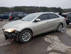 Salvage cars for sale at Florence, MS auction: 2017 Toyota Camry LE