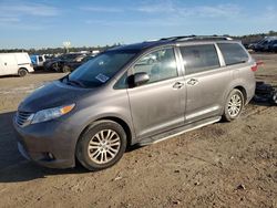 Toyota Sienna xle salvage cars for sale: 2017 Toyota Sienna XLE