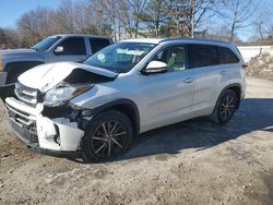 Salvage cars for sale at North Billerica, MA auction: 2018 Toyota Highlander SE