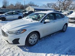 Salvage cars for sale at Wichita, KS auction: 2020 Ford Fusion S