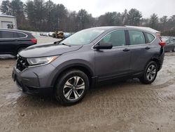 Salvage cars for sale at Mendon, MA auction: 2018 Honda CR-V LX