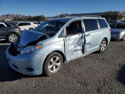 Salvage cars for sale from Copart Las Vegas, NV: 2015 Toyota Sienna LE