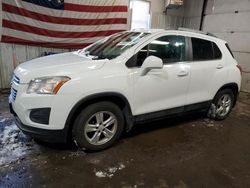 Salvage cars for sale at Lyman, ME auction: 2015 Chevrolet Trax 1LT