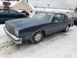 Salvage cars for sale from Copart Northfield, OH: 1979 Oldsmobile Cutlass S