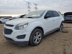 Salvage cars for sale at Elgin, IL auction: 2017 Chevrolet Equinox LS