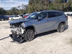 Salvage cars for sale at Ocala, FL auction: 2021 Toyota Highlander Platinum