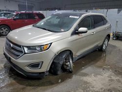 Salvage cars for sale at Candia, NH auction: 2017 Ford Edge Titanium