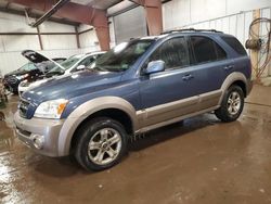 Salvage cars for sale at Lansing, MI auction: 2004 KIA Sorento EX