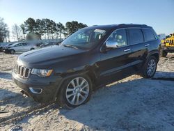 Jeep salvage cars for sale: 2017 Jeep Grand Cherokee Limited