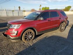 Salvage cars for sale at Colton, CA auction: 2017 Ford Explorer Sport