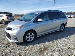 Salvage cars for sale at Tifton, GA auction: 2020 Toyota Sienna LE