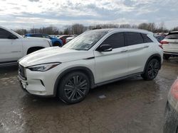 Salvage cars for sale at Bridgeton, MO auction: 2021 Infiniti QX50 Luxe