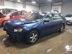 Salvage cars for sale from Copart Elgin, IL: 2003 Honda Accord EX