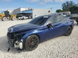 Salvage cars for sale from Copart Cleveland: 2018 Infiniti Q50 RED Sport 400