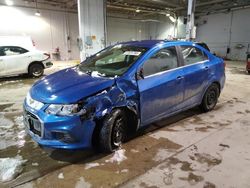 Salvage cars for sale at Moncton, NB auction: 2018 Chevrolet Sonic LT