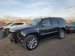 Salvage cars for sale from Copart Des Moines, IA: 2013 Cadillac Escalade Platinum