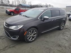 Chrysler Pacifica salvage cars for sale: 2018 Chrysler Pacifica Limited