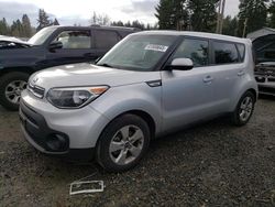 Salvage cars for sale at Graham, WA auction: 2018 KIA Soul