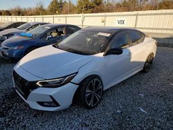 Salvage cars for sale at Memphis, TN auction: 2021 Nissan Sentra SR