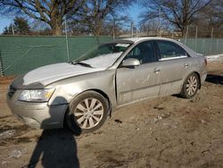 Salvage cars for sale at Laurel, MD auction: 2009 Hyundai Sonata SE