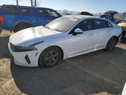 Salvage cars for sale at San Martin, CA auction: 2021 KIA K5 LXS