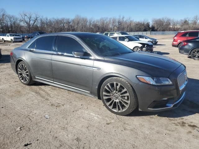 2017 Lincoln Continental Select