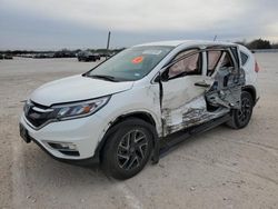 Salvage cars for sale at San Antonio, TX auction: 2016 Honda CR-V SE