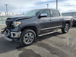 Salvage cars for sale at Magna, UT auction: 2018 Toyota Tundra Crewmax 1794