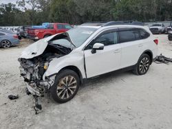 Salvage cars for sale at Ocala, FL auction: 2016 Subaru Outback 2.5I Limited